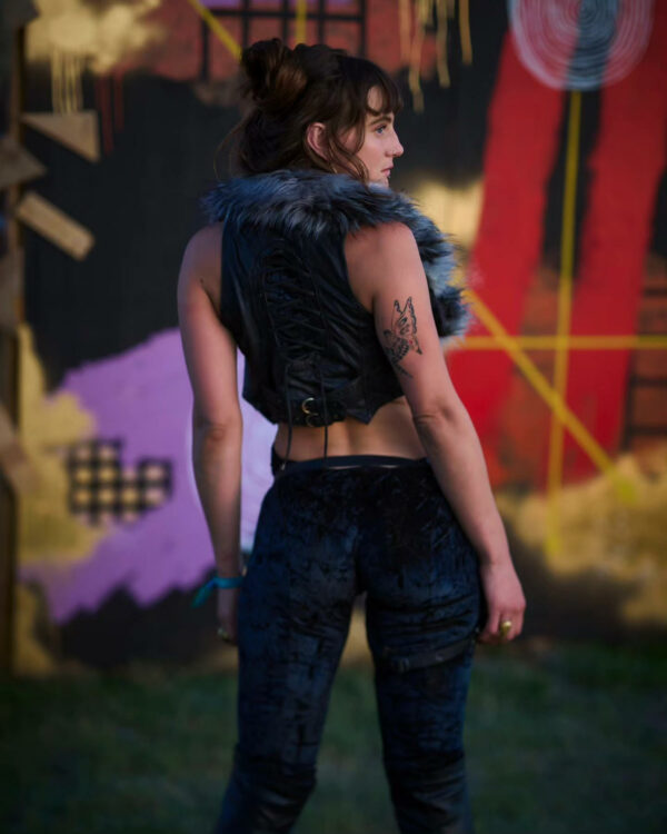 AD Leather fur vest - Image 2