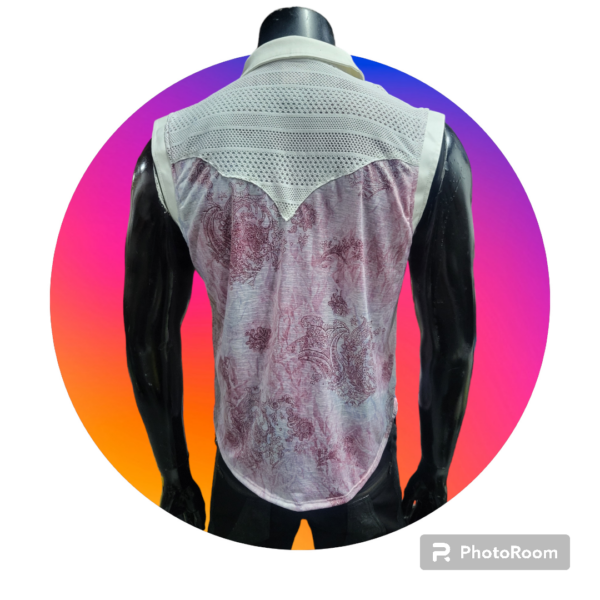 SLEEVELESS Pink Paisley - Image 2