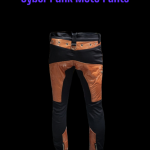 Cyber Punk moto pants bronze